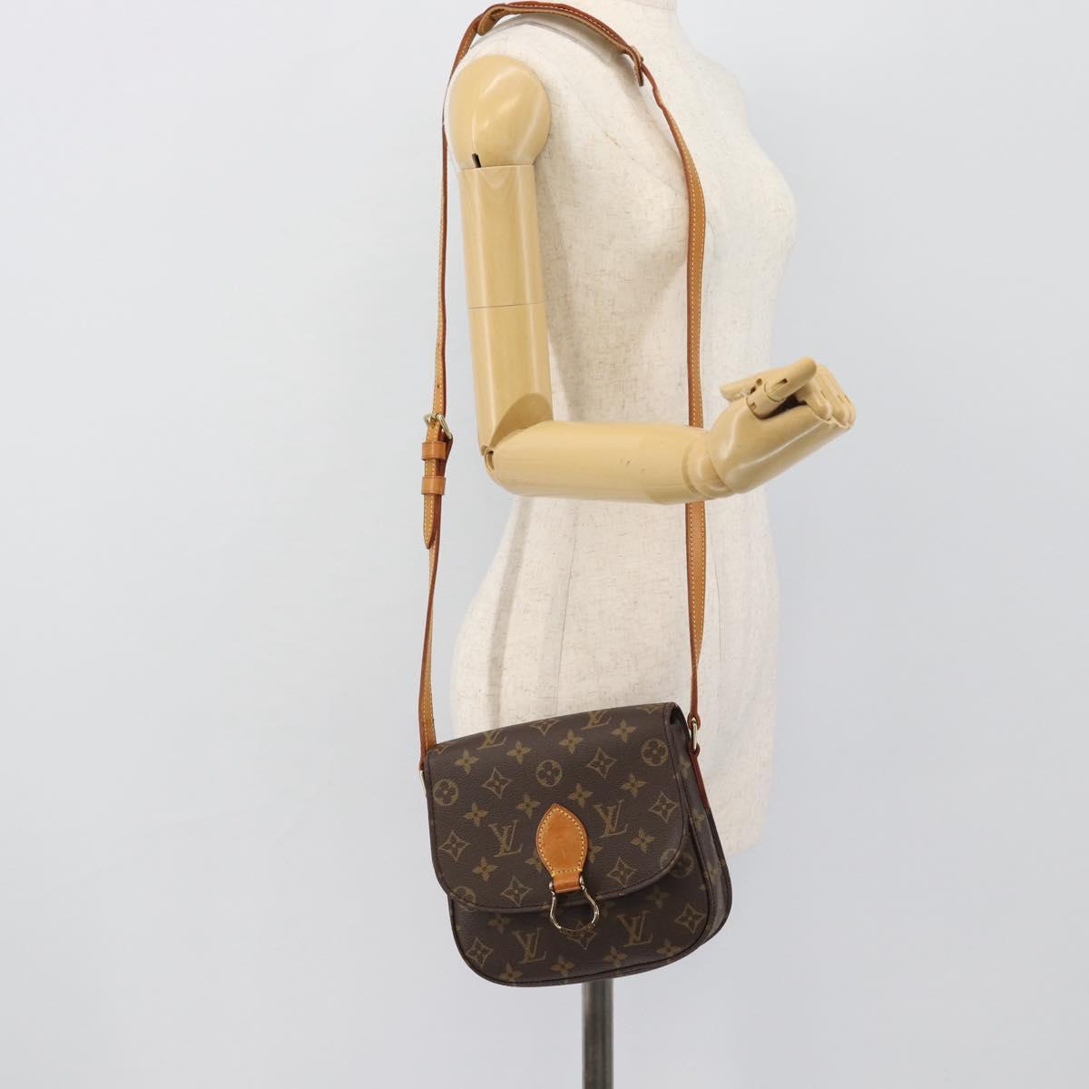 LOUIS VUITTON Monogram Saint Cloud MM Shoulder Bag M51243 LV Auth bs36110
