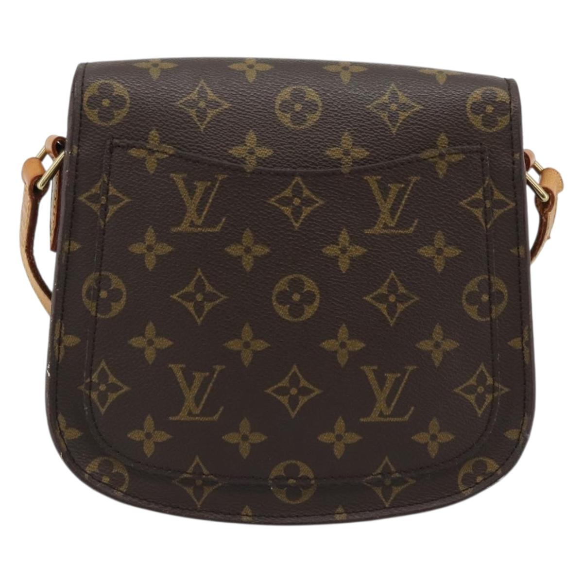 LOUIS VUITTON Monogram Saint Cloud MM Shoulder Bag M51243 LV Auth bs36110