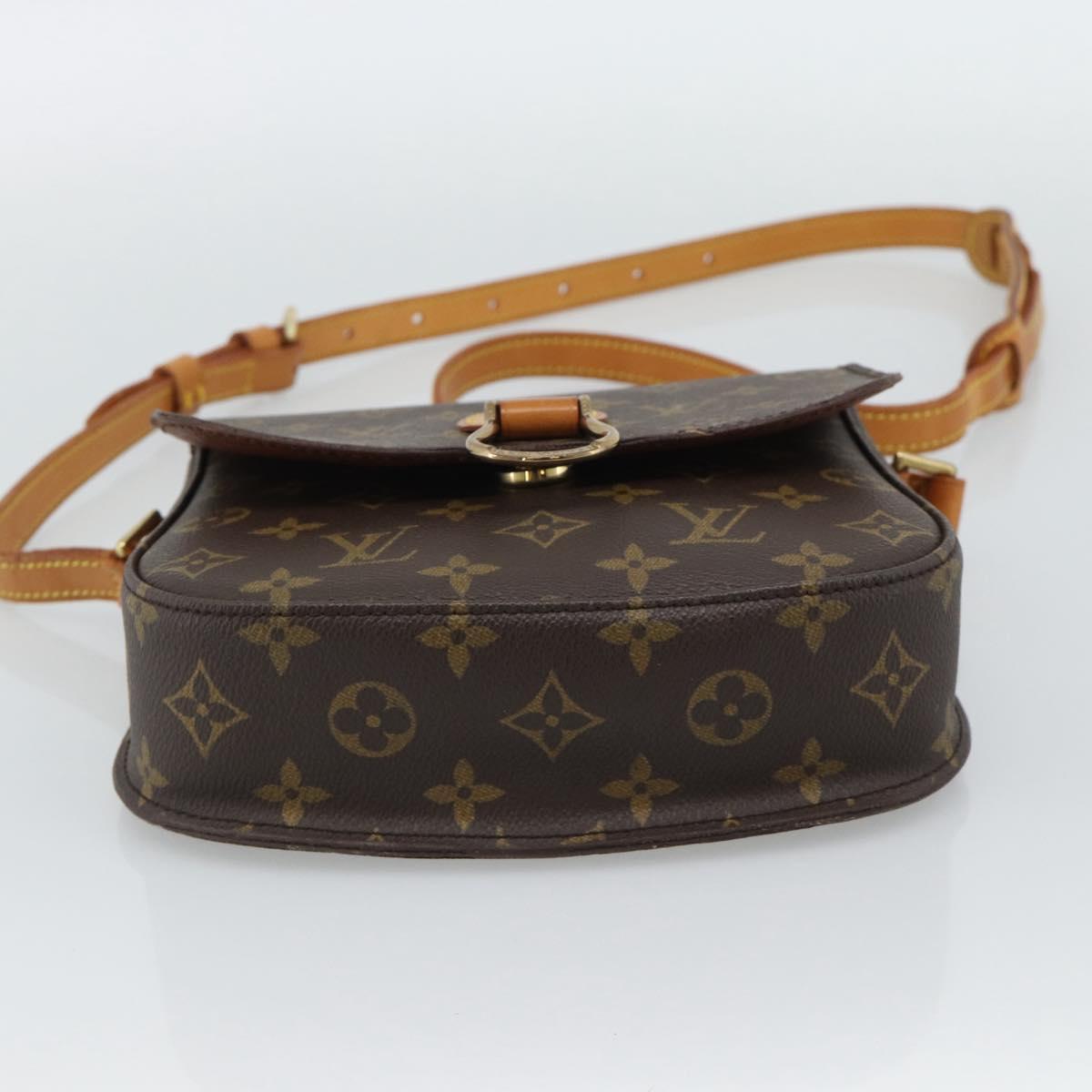 LOUIS VUITTON Monogram Saint Cloud MM Shoulder Bag M51243 LV Auth bs36110