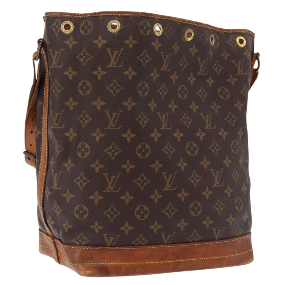 LOUIS VUITTON Monogram Noe Shoulder Bag M42224 LV Auth bs36111