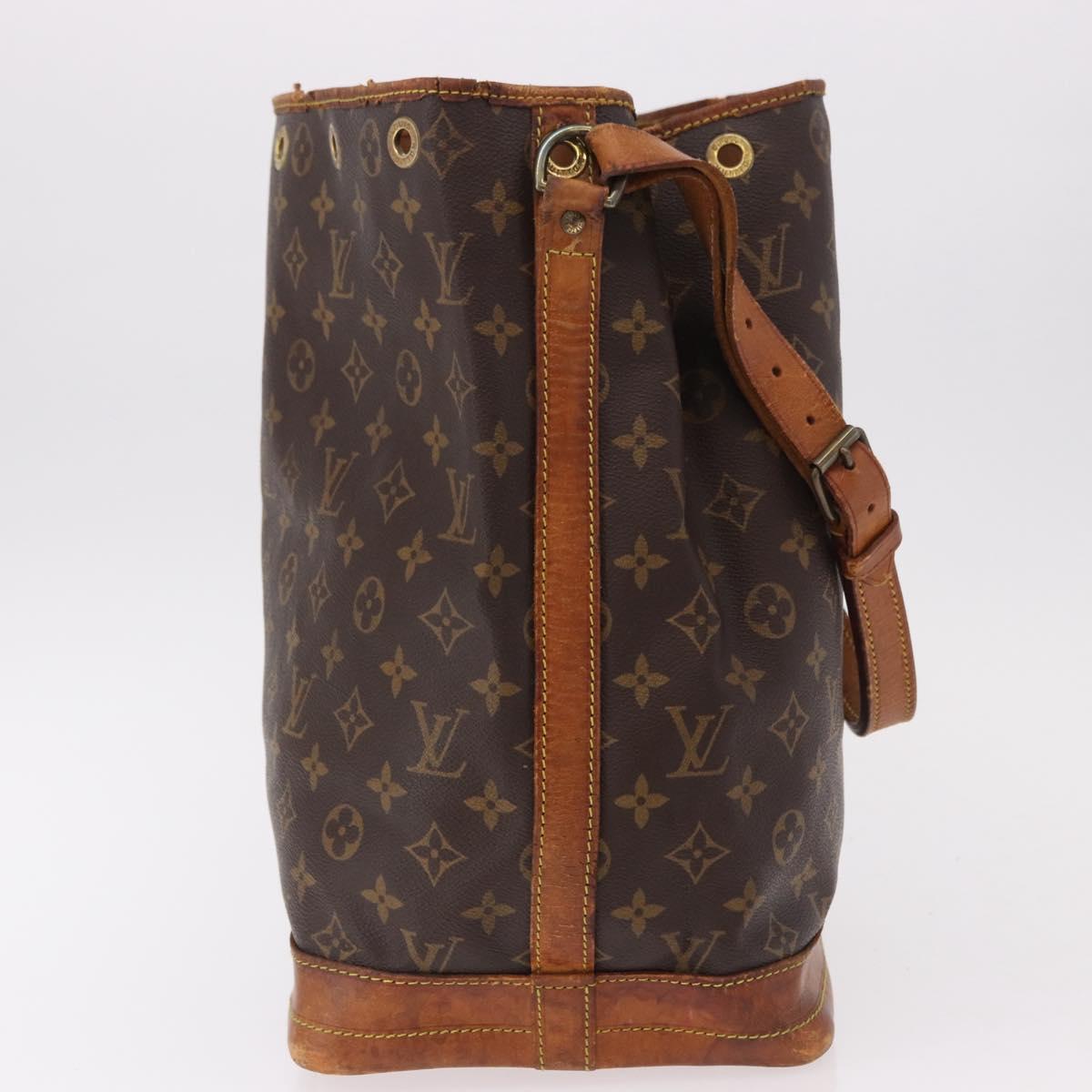 LOUIS VUITTON Monogram Noe Shoulder Bag M42224 LV Auth bs36111
