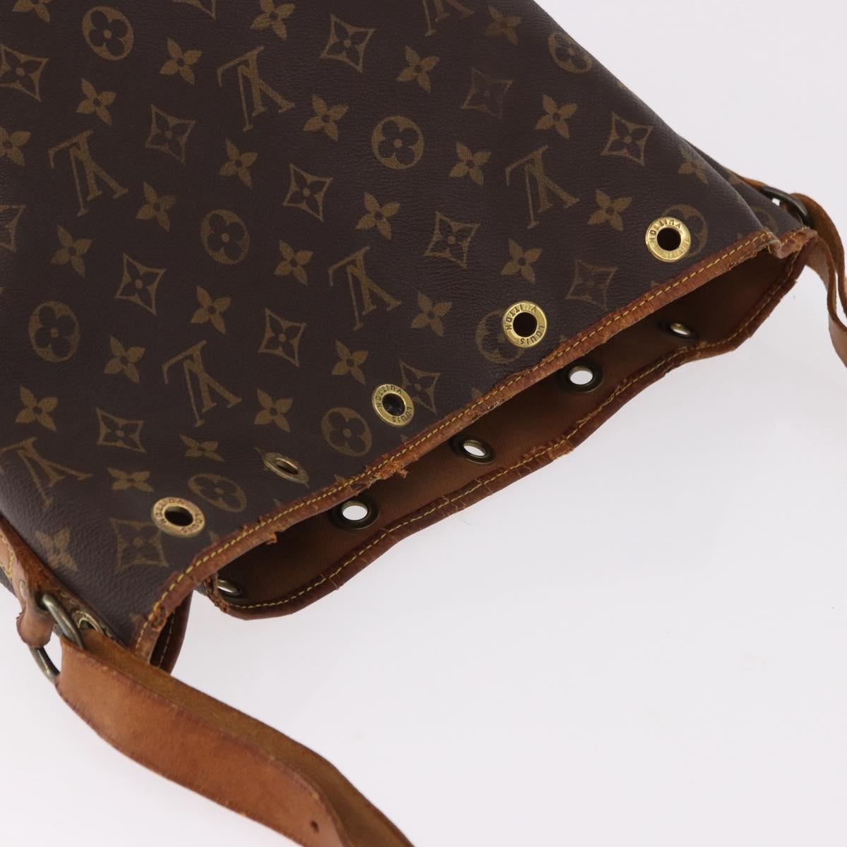LOUIS VUITTON Monogram Noe Shoulder Bag M42224 LV Auth bs36111