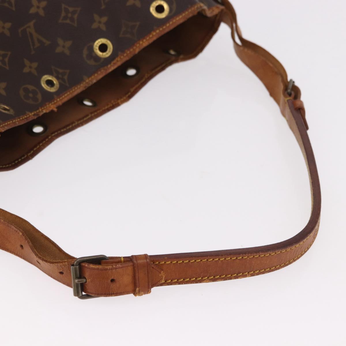 LOUIS VUITTON Monogram Noe Shoulder Bag M42224 LV Auth bs36111