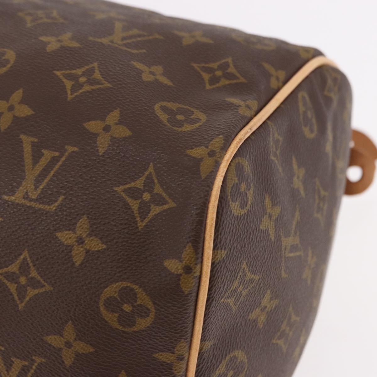 LOUIS VUITTON Monogram Speedy 35 Hand Bag Vintage M41524 LV Auth bs36112A