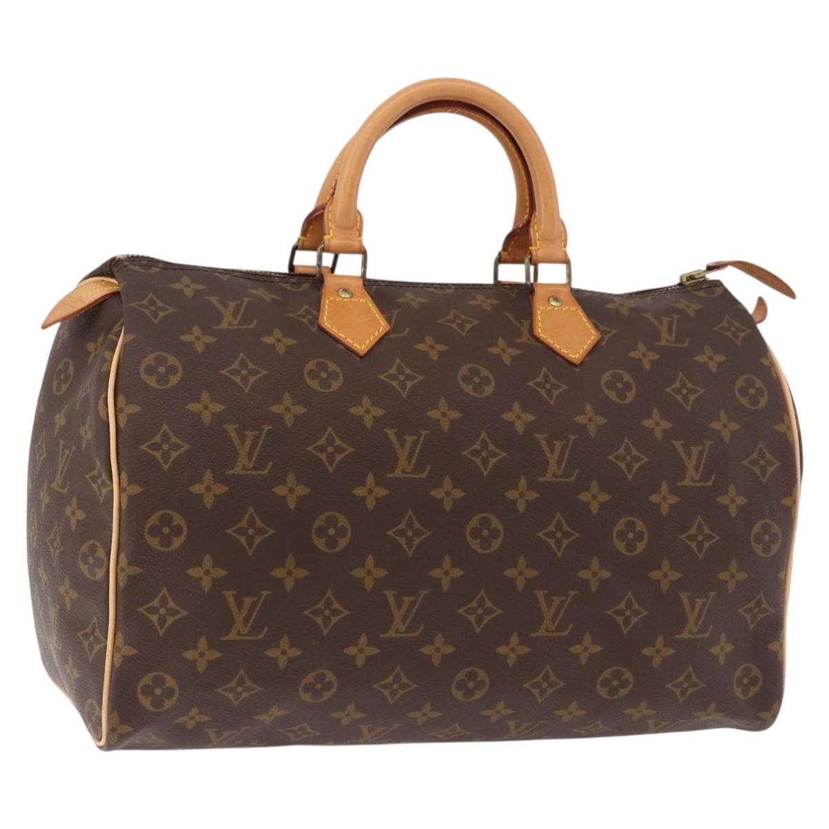 LOUIS VUITTON Monogram Speedy 35 Hand Bag Vintage M41524 LV Auth bs36112A