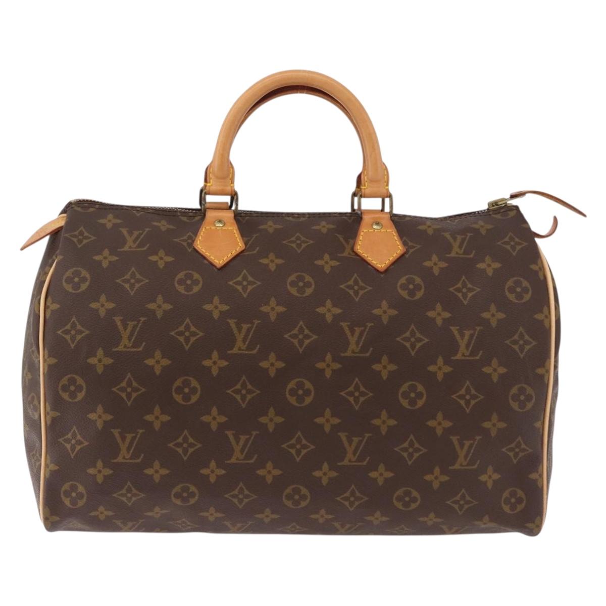 LOUIS VUITTON Monogram Speedy 35 Hand Bag Vintage M41524 LV Auth bs36112A