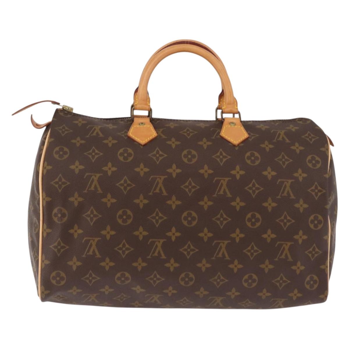 LOUIS VUITTON Monogram Speedy 35 Hand Bag Vintage M41524 LV Auth bs36112A