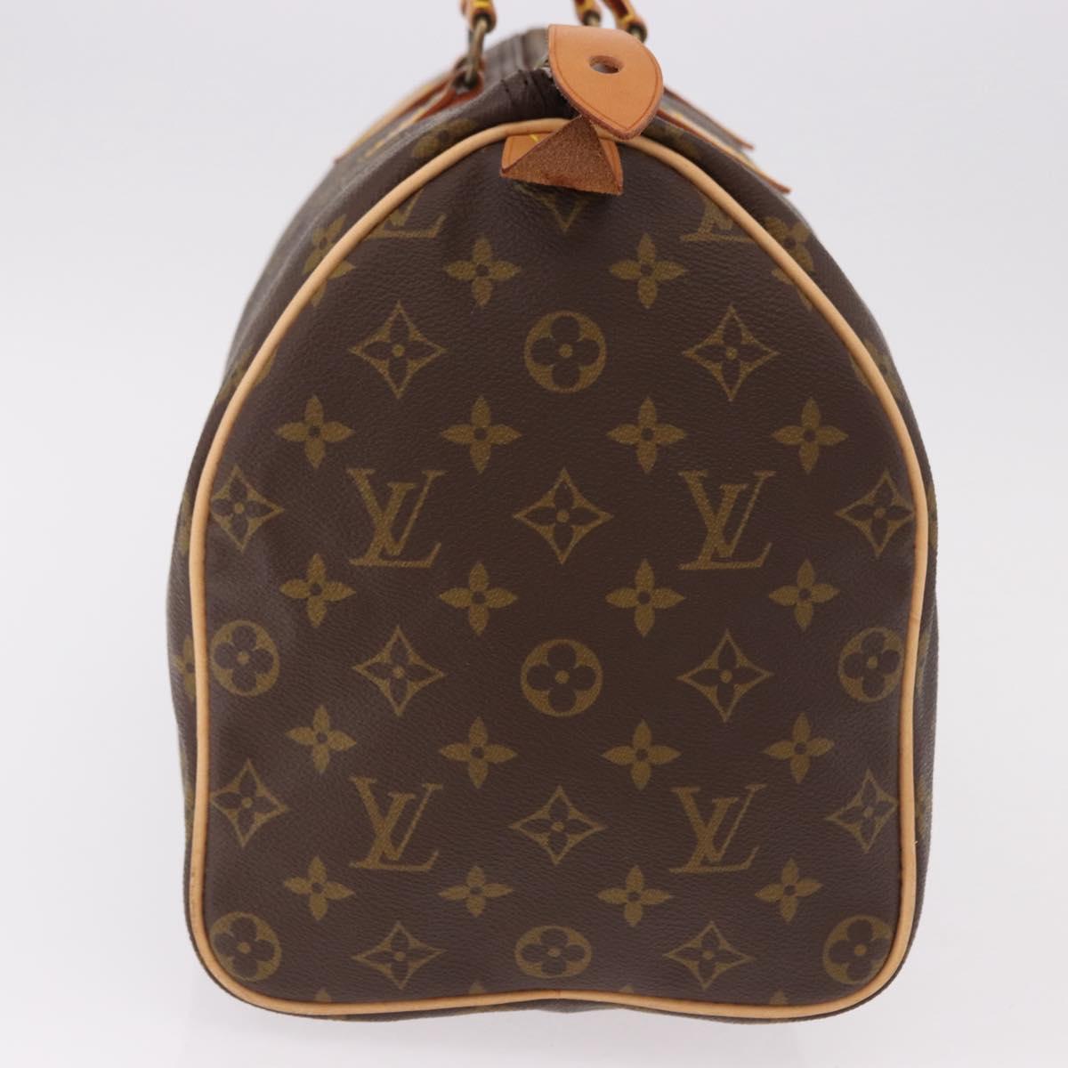 LOUIS VUITTON Monogram Speedy 35 Hand Bag Vintage M41524 LV Auth bs36112A