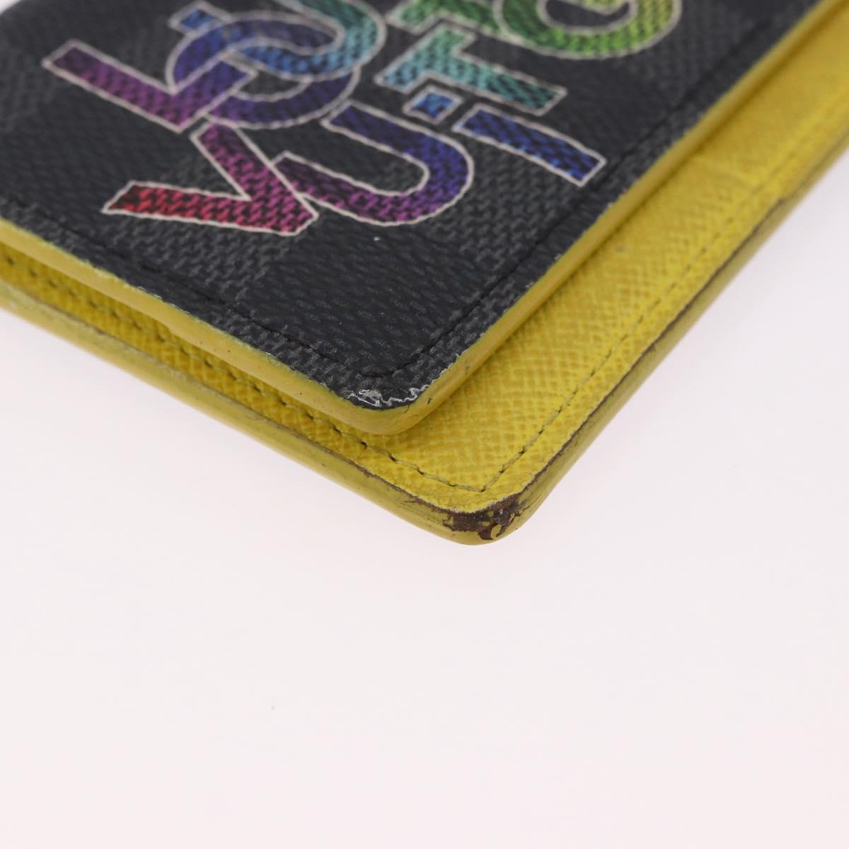 LOUIS VUITTON Damier Graphite Portefeuille Multripru Wallet N60302 Auth bs36118