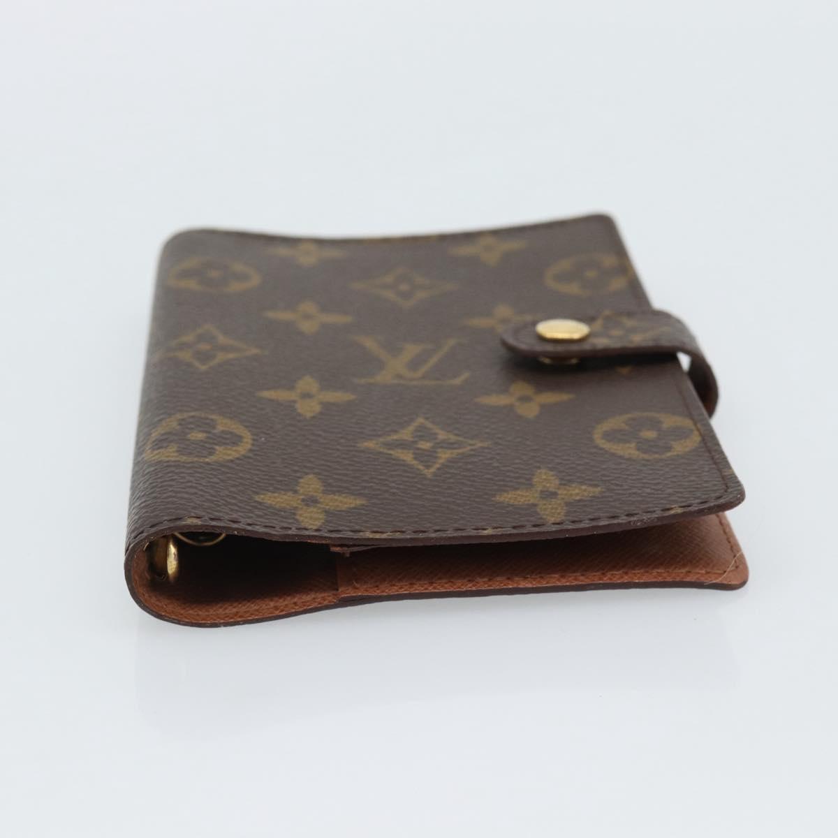 LOUIS VUITTON Monogram Agenda PM Day Planner Cover R20005 LV Auth bs36120