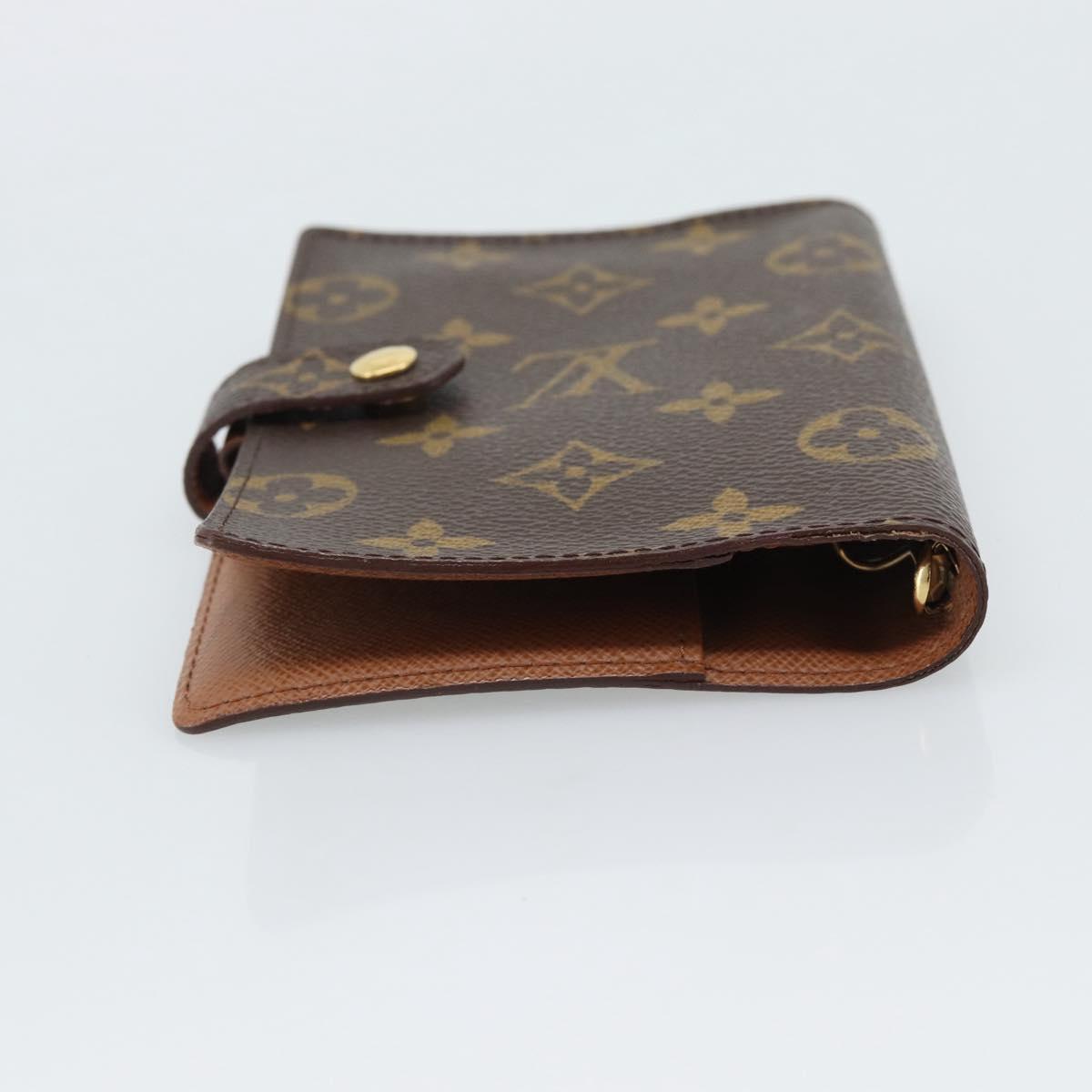 LOUIS VUITTON Monogram Agenda PM Day Planner Cover R20005 LV Auth bs36122