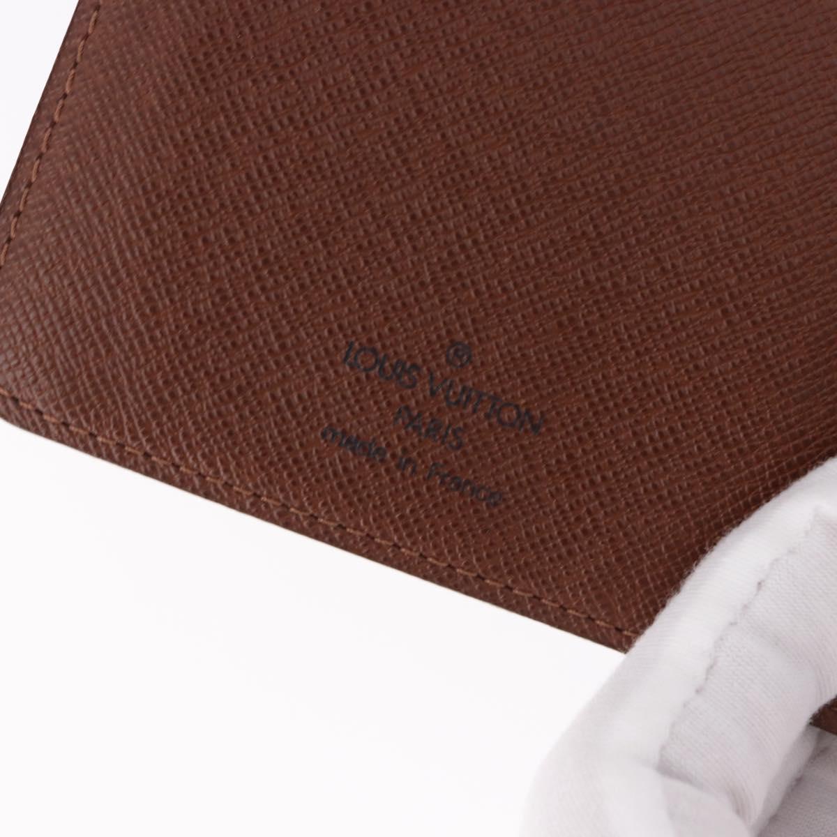 LOUIS VUITTON Monogram Porto Papie Zip Wallet M61207 LV Auth bs36123V
