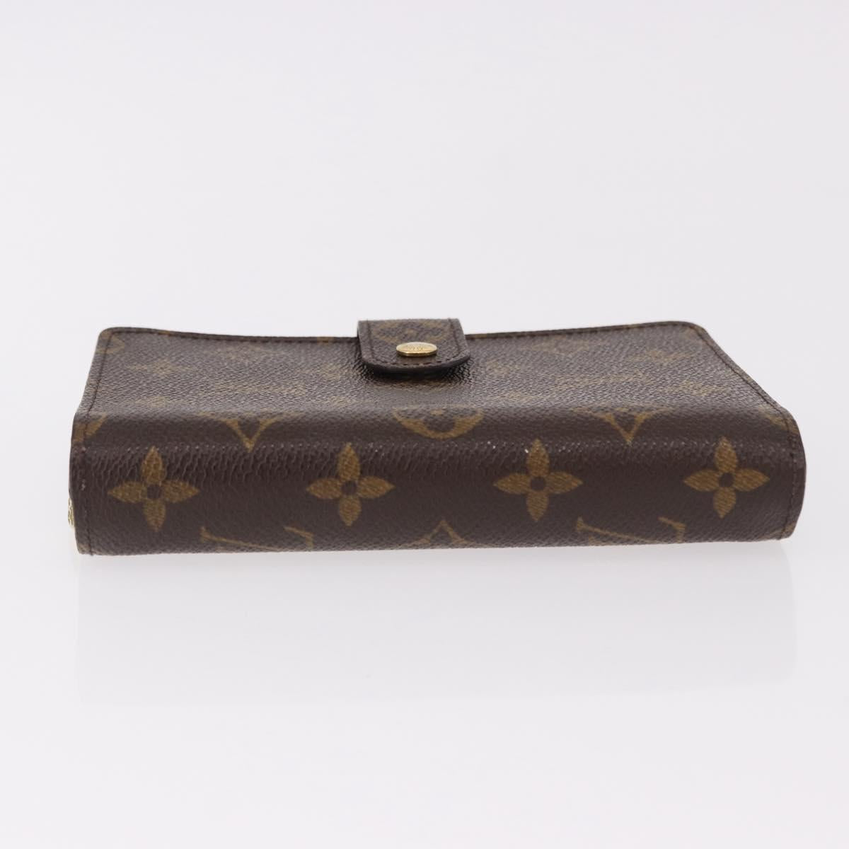 LOUIS VUITTON Monogram Porto Papie Zip Wallet M61207 LV Auth bs36123V