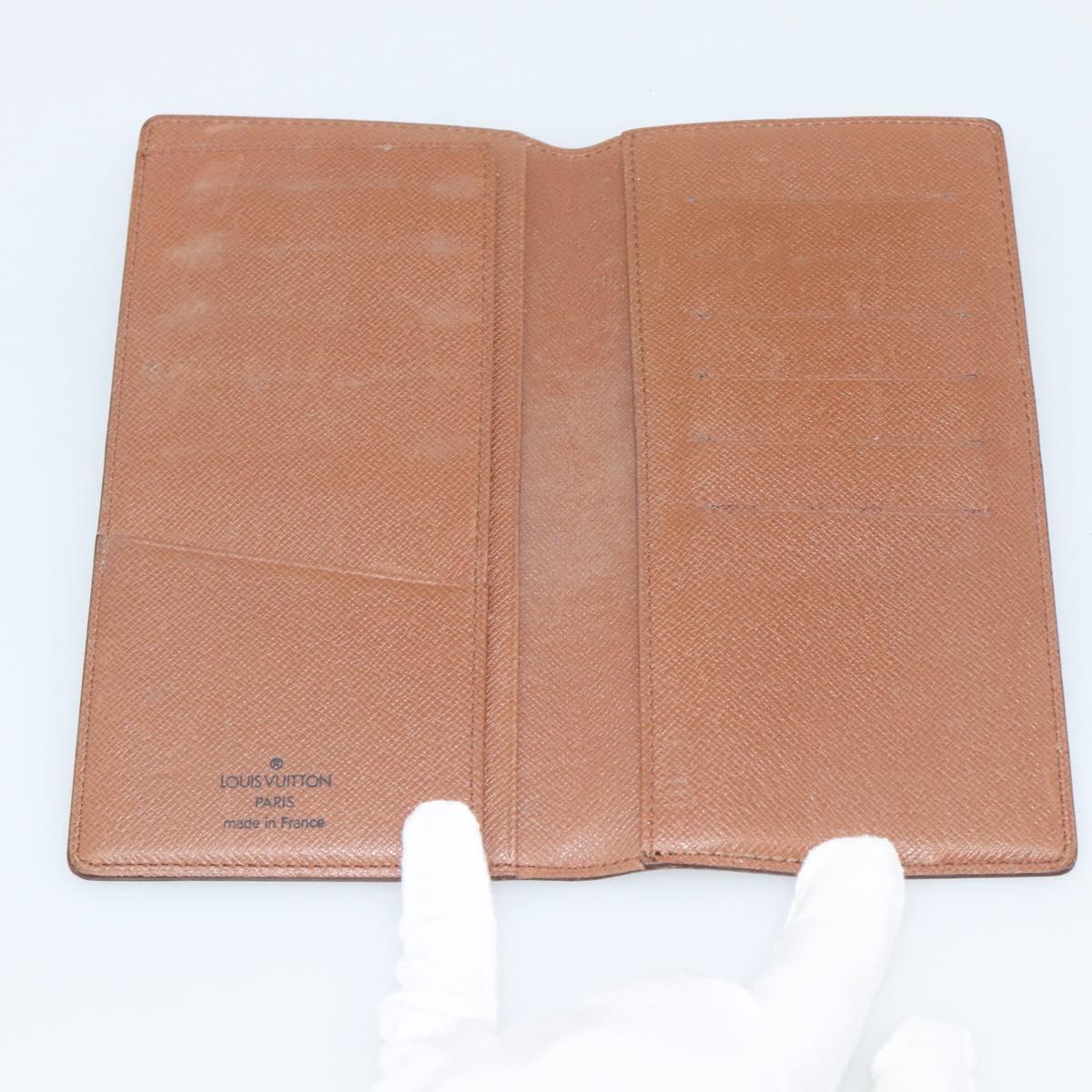 LOUIS VUITTON Monogram Porte Valeurs Cartes Credit Wallet M61823 LV Auth bs36124