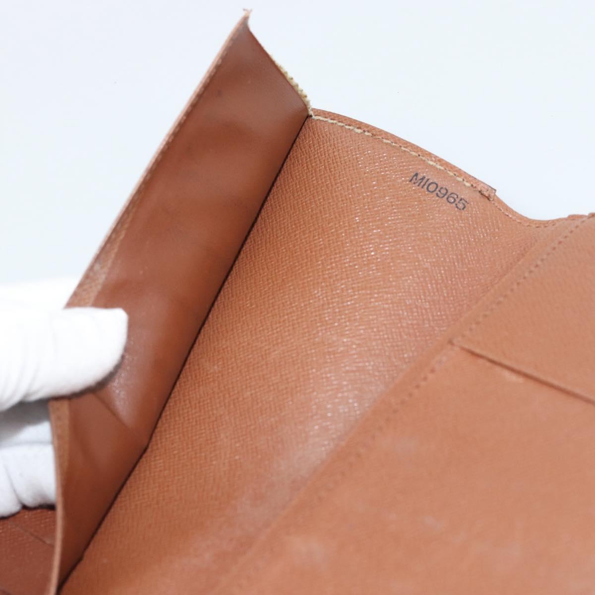 LOUIS VUITTON Monogram Porte Valeurs Cartes Credit Wallet M61823 LV Auth bs36124