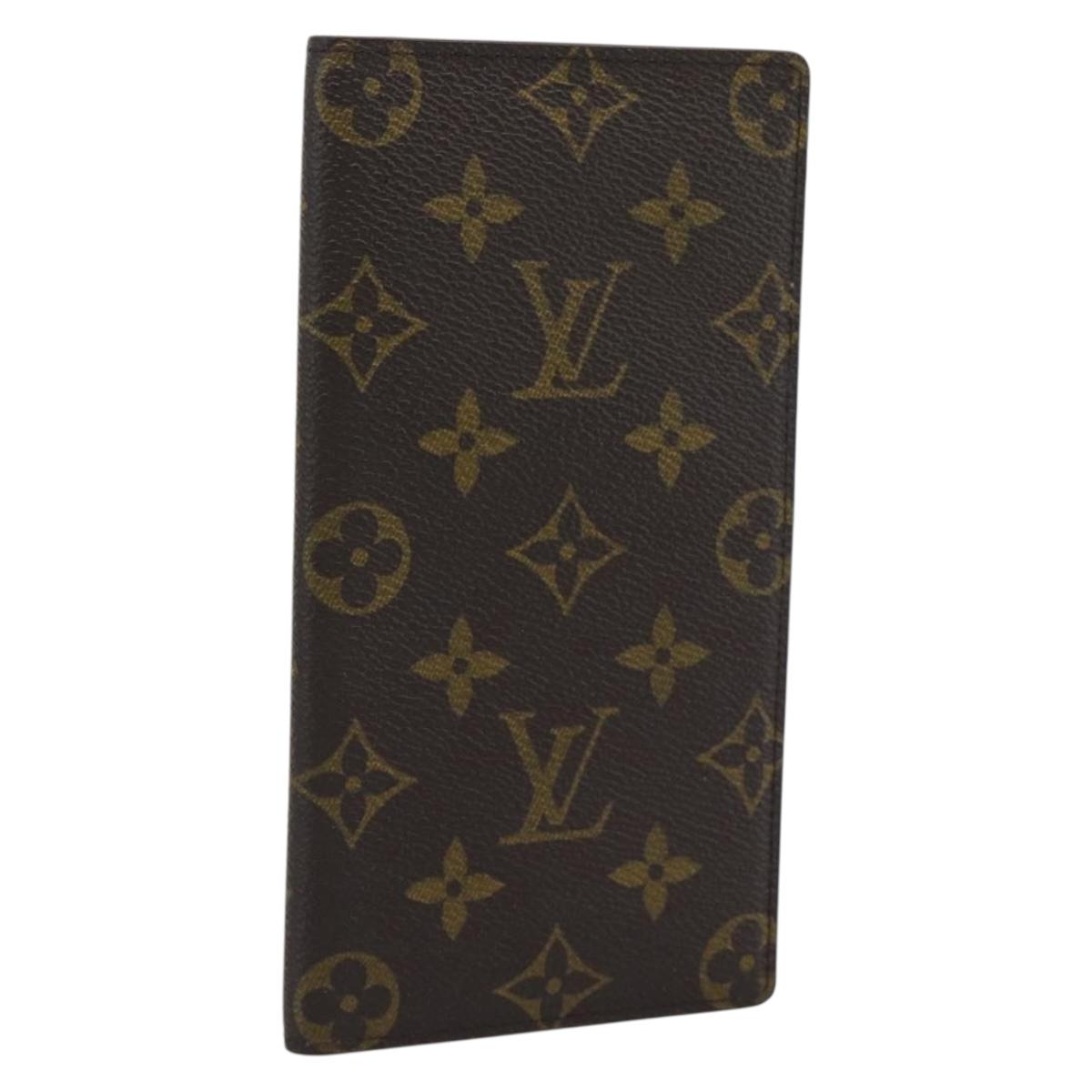 LOUIS VUITTON Monogram Porte Valeurs Cartes Credit Wallet M61823 LV Auth bs36124