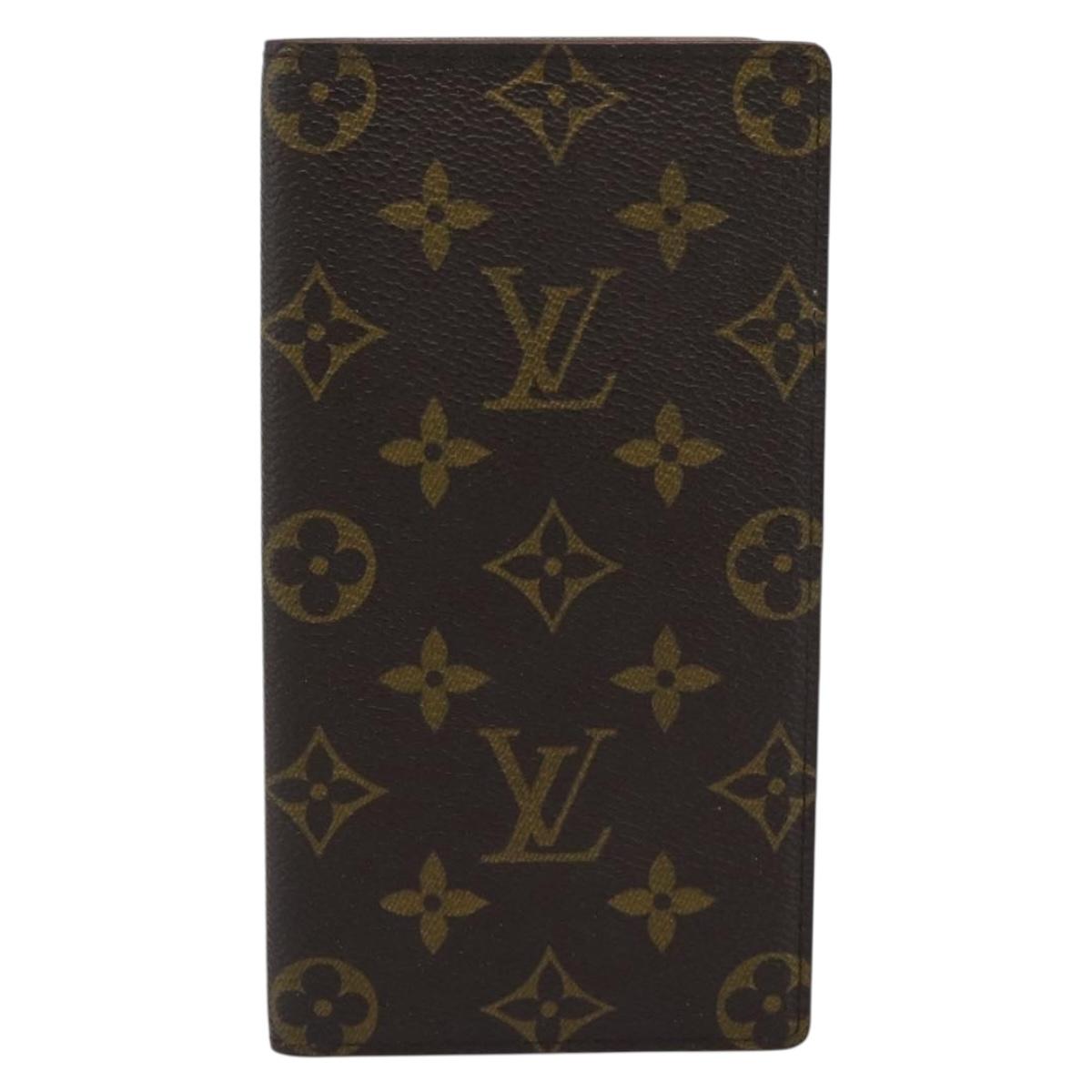 LOUIS VUITTON Monogram Porte Valeurs Cartes Credit Wallet M61823 LV Auth bs36124