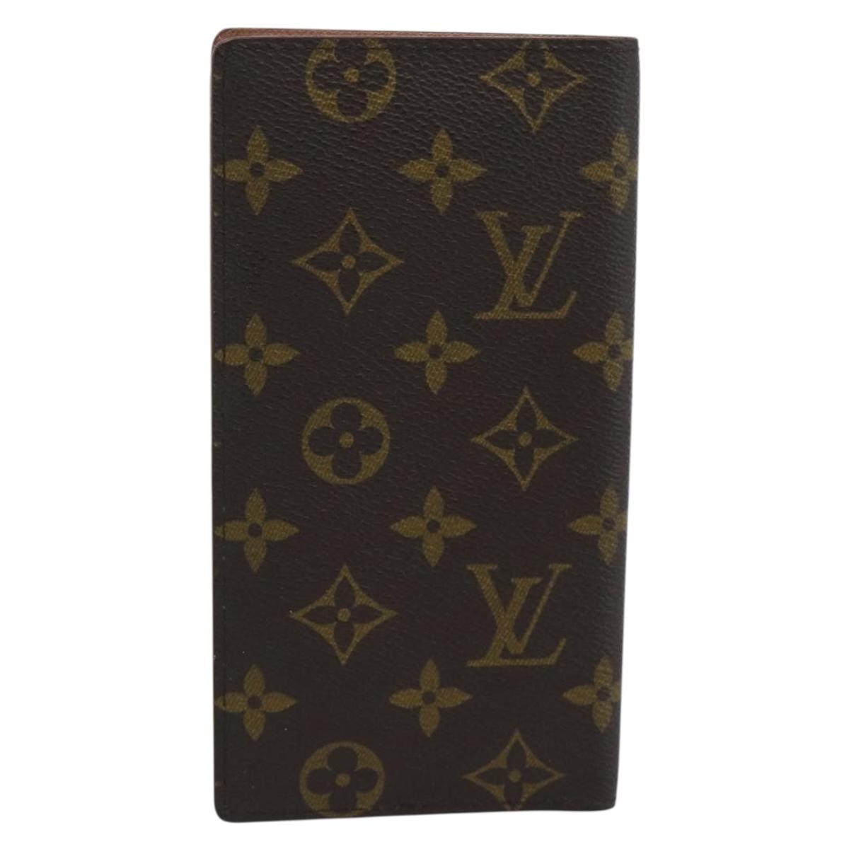 LOUIS VUITTON Monogram Porte Valeurs Cartes Credit Wallet M61823 LV Auth bs36124
