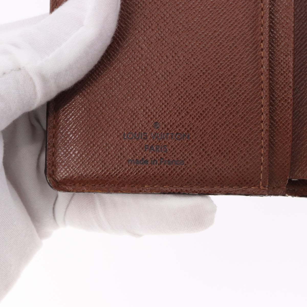 LOUIS VUITTON Monogram Porte Monnaie Billets Viennois Wallet M61663 Auth bs36125