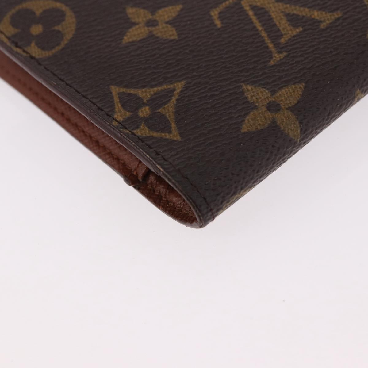 LOUIS VUITTON Monogram Continental Clutch Wallet T61217 LV Auth bs36126