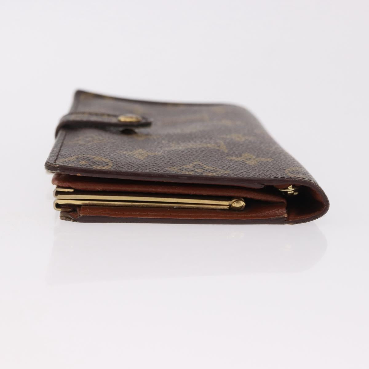 LOUIS VUITTON Monogram Continental Clutch Wallet T61217 LV Auth bs36126