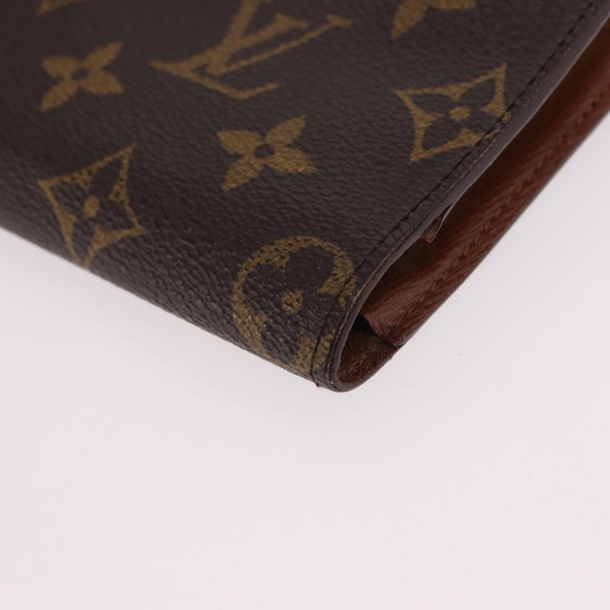 LOUIS VUITTON Monogram Continental Clutch Wallet T61217 LV Auth bs36126