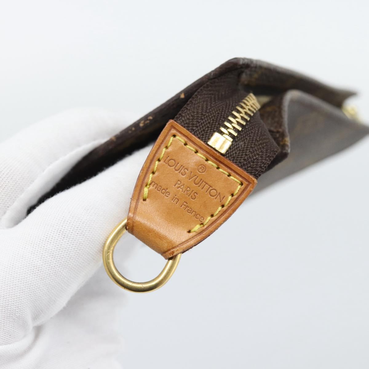 LOUIS VUITTON Monogram Bucket PM Accessory Pouch LV Auth bs36127