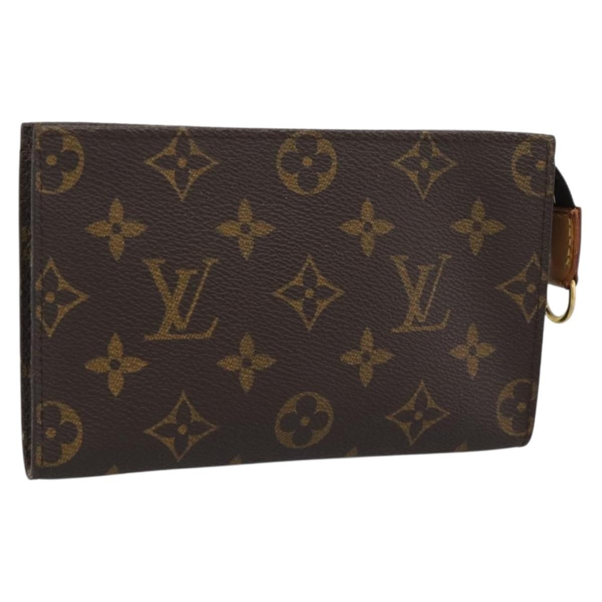 LOUIS VUITTON Monogram Bucket PM Accessory Pouch LV Auth bs36127