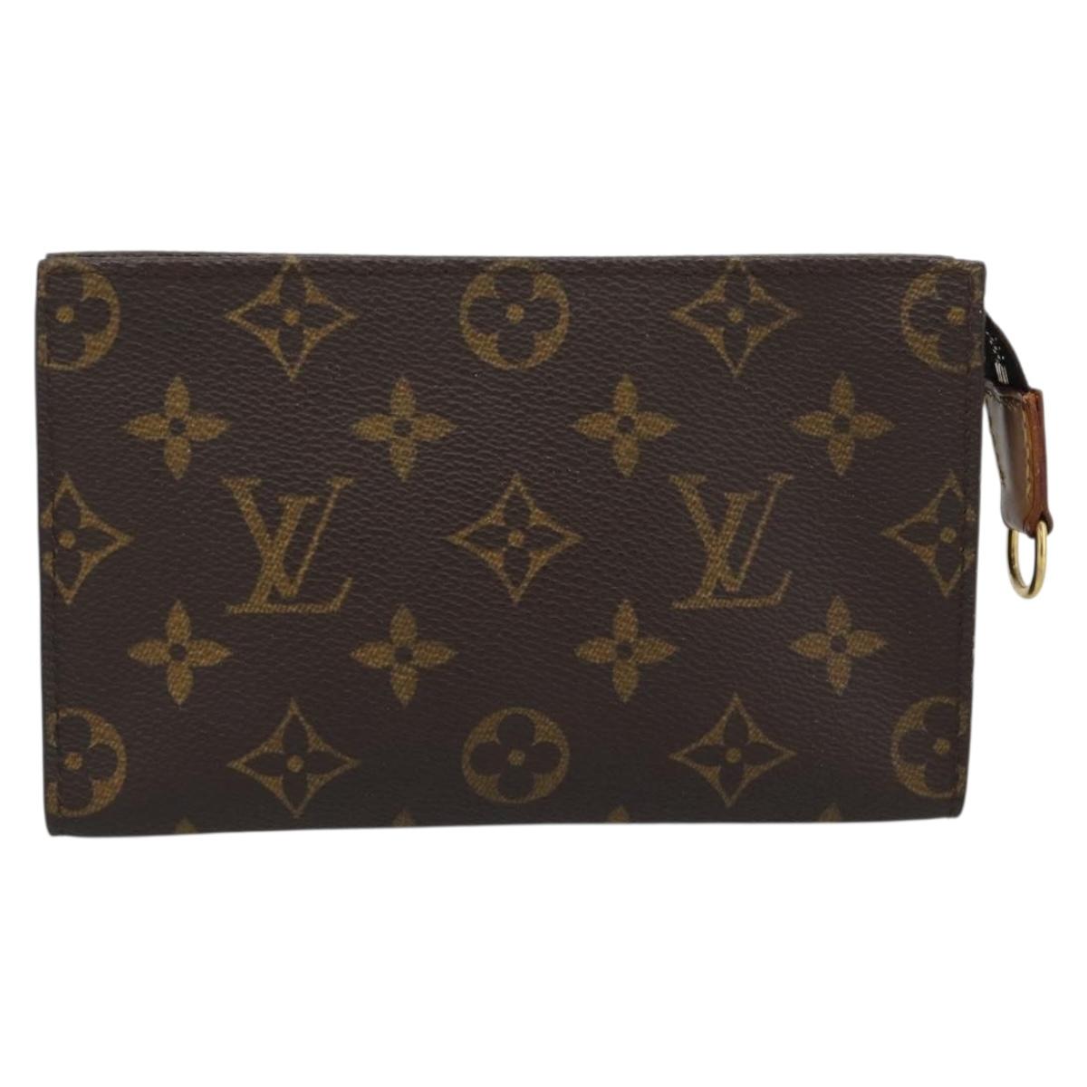 LOUIS VUITTON Monogram Bucket PM Accessory Pouch LV Auth bs36127