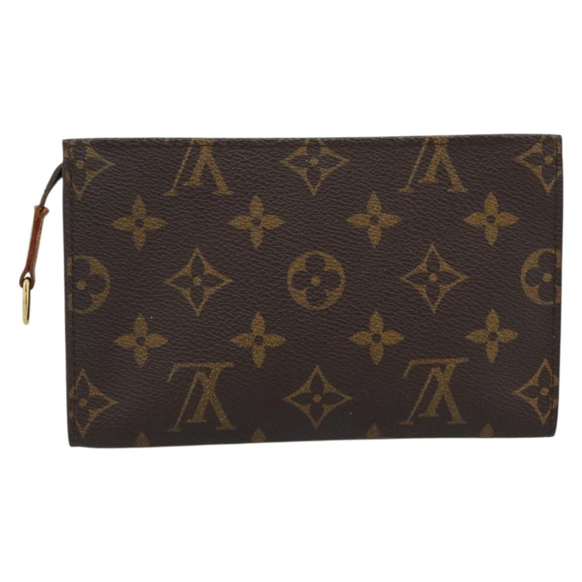LOUIS VUITTON Monogram Bucket PM Accessory Pouch LV Auth bs36127