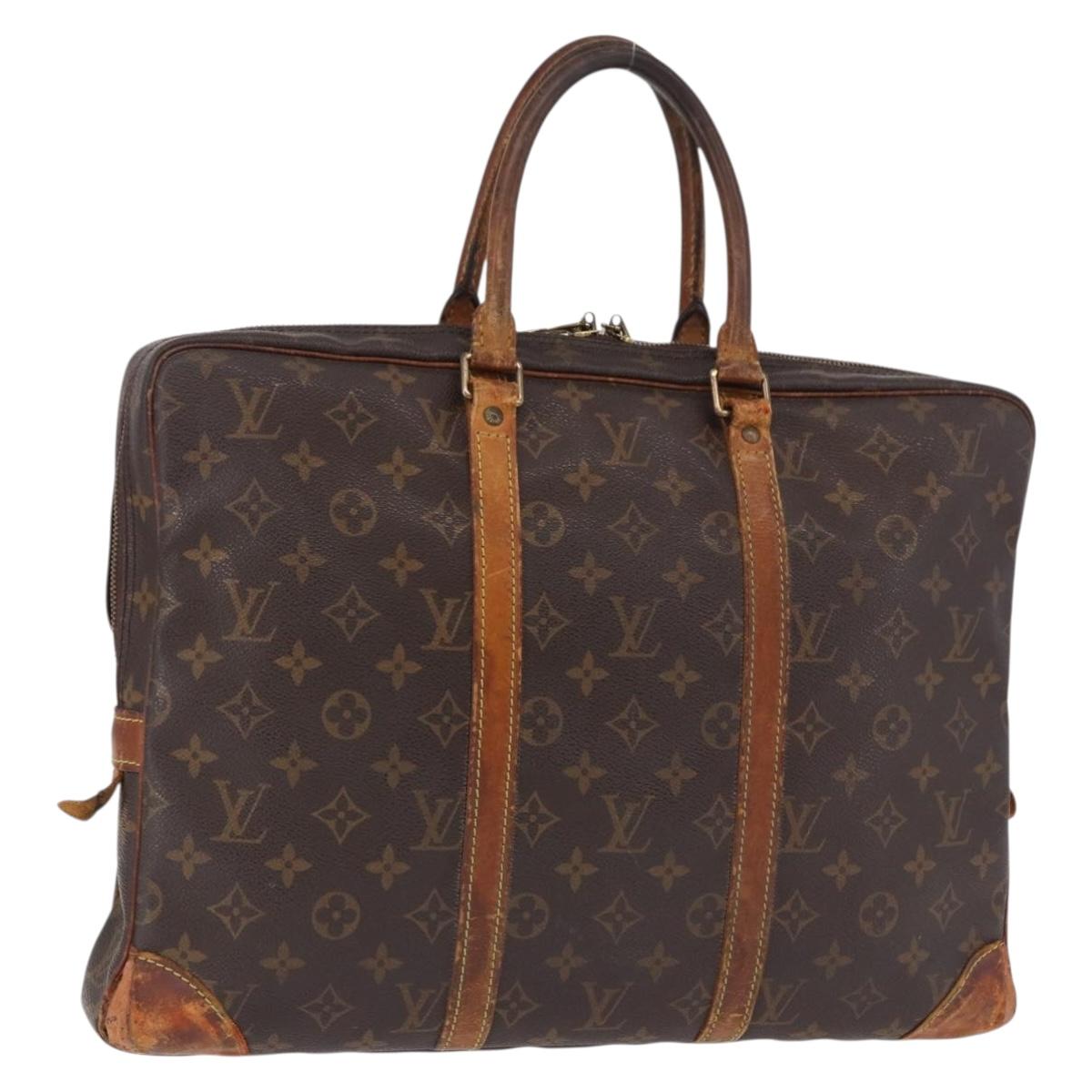 LOUIS VUITTON Monogram Porte Documents Voyage Business Bag M53361 Auth bs36128