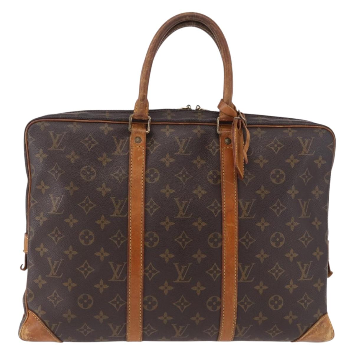 LOUIS VUITTON Monogram Porte Documents Voyage Business Bag M53361 Auth bs36129