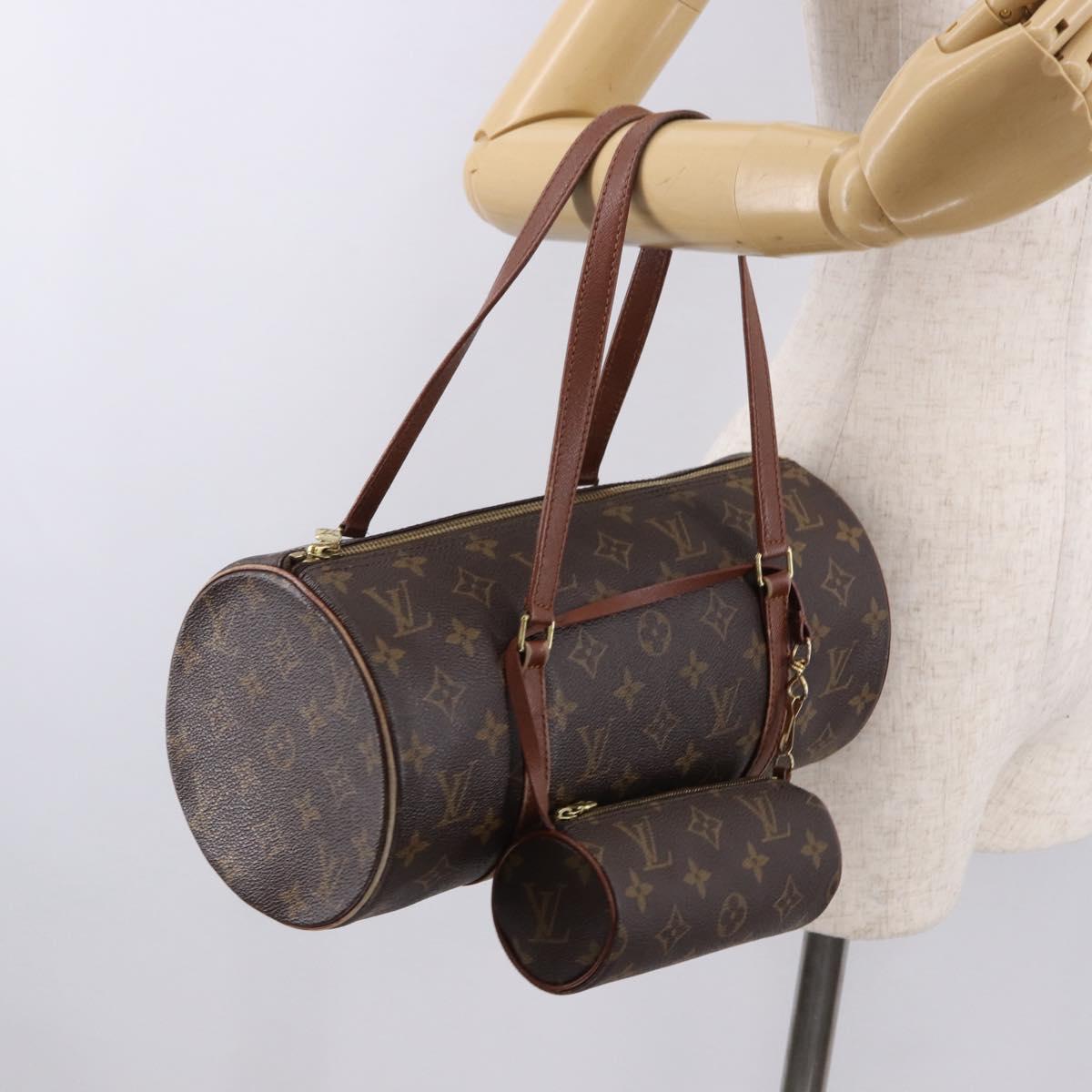 LOUIS VUITTON Monogram Papillon 30 Hand Bag M51365 LV Auth bs36130