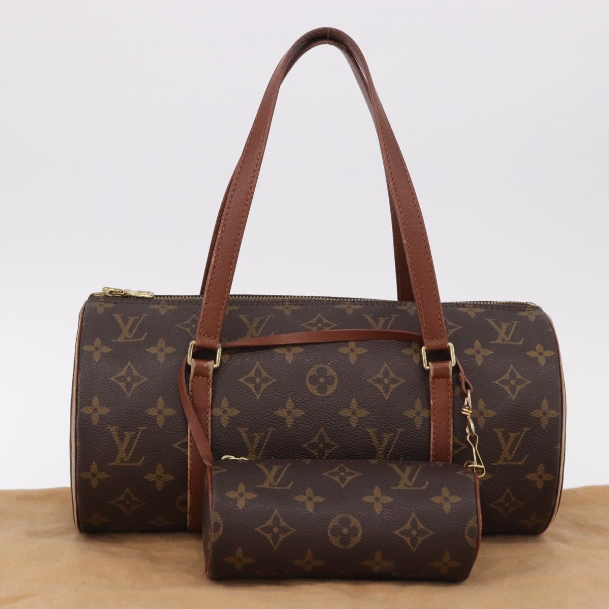 LOUIS VUITTON Monogram Papillon 30 Hand Bag M51365 LV Auth bs36130
