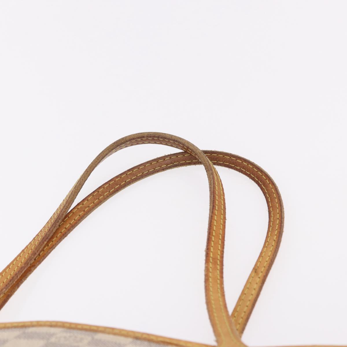 LOUIS VUITTON Damier Azur Neverfull PM Tote Bag N41362 LV Auth bs36131