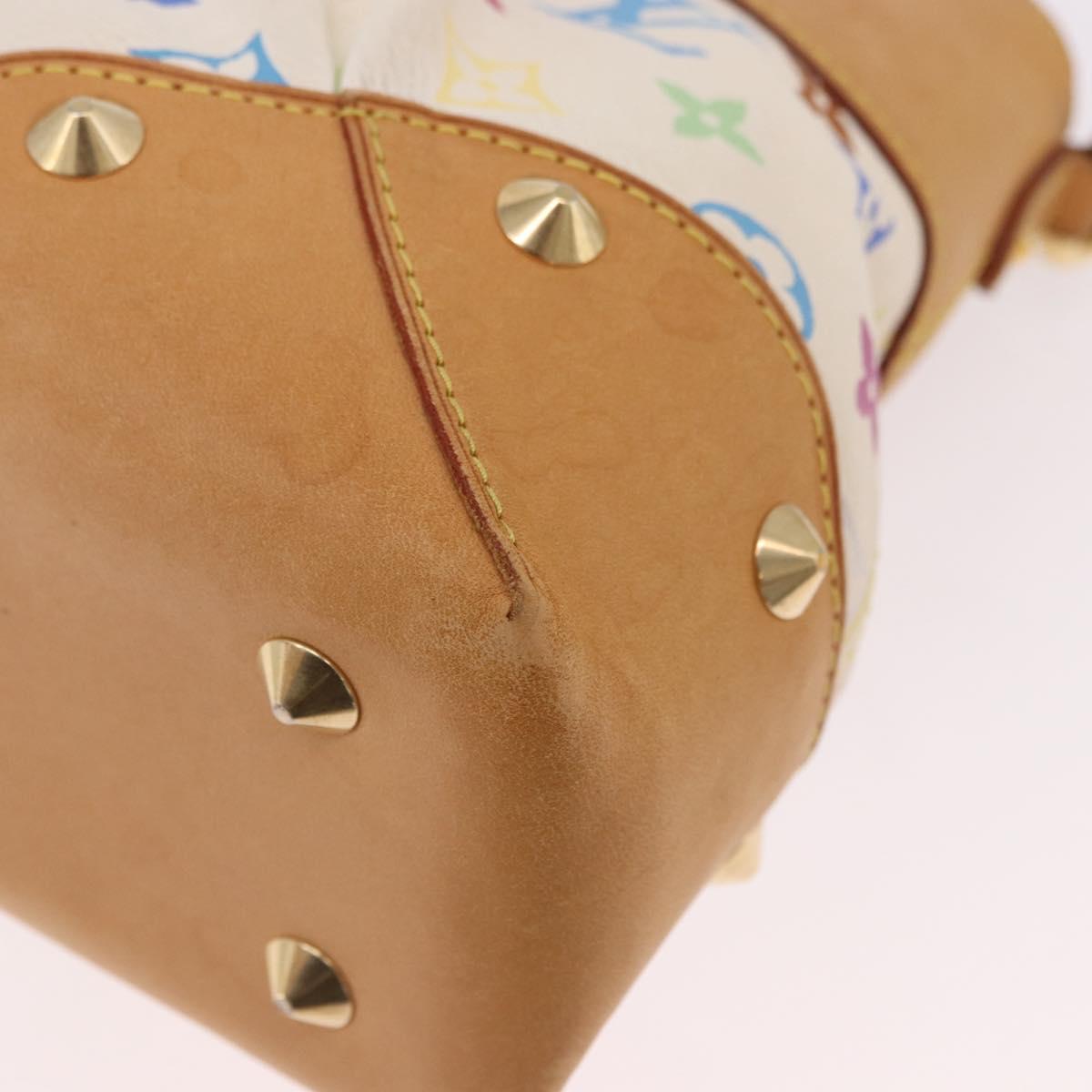 LOUIS VUITTON Monogram Multicolor Judy MM Bag 2way White M40255 LV Auth bs36132A