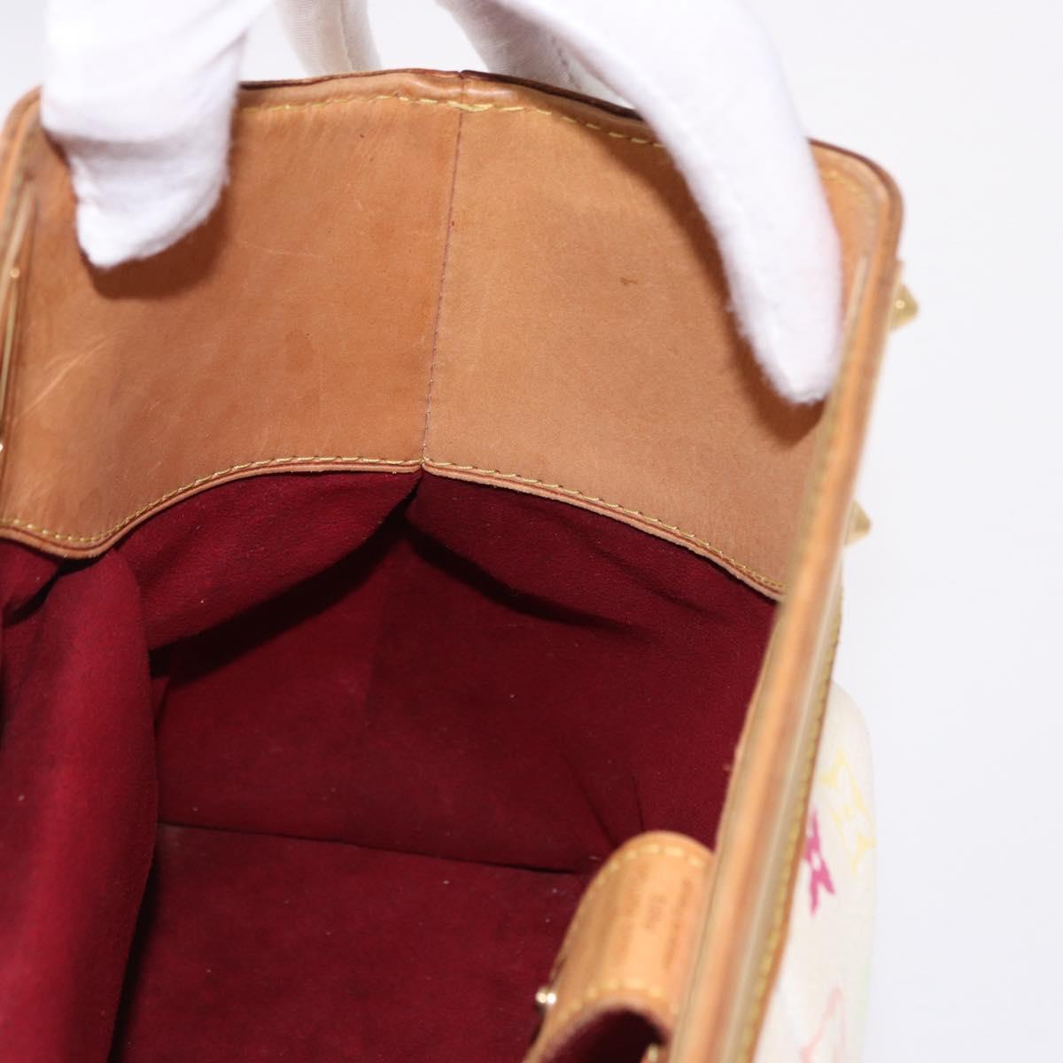 LOUIS VUITTON Monogram Multicolor Judy MM Bag 2way White M40255 LV Auth bs36132A