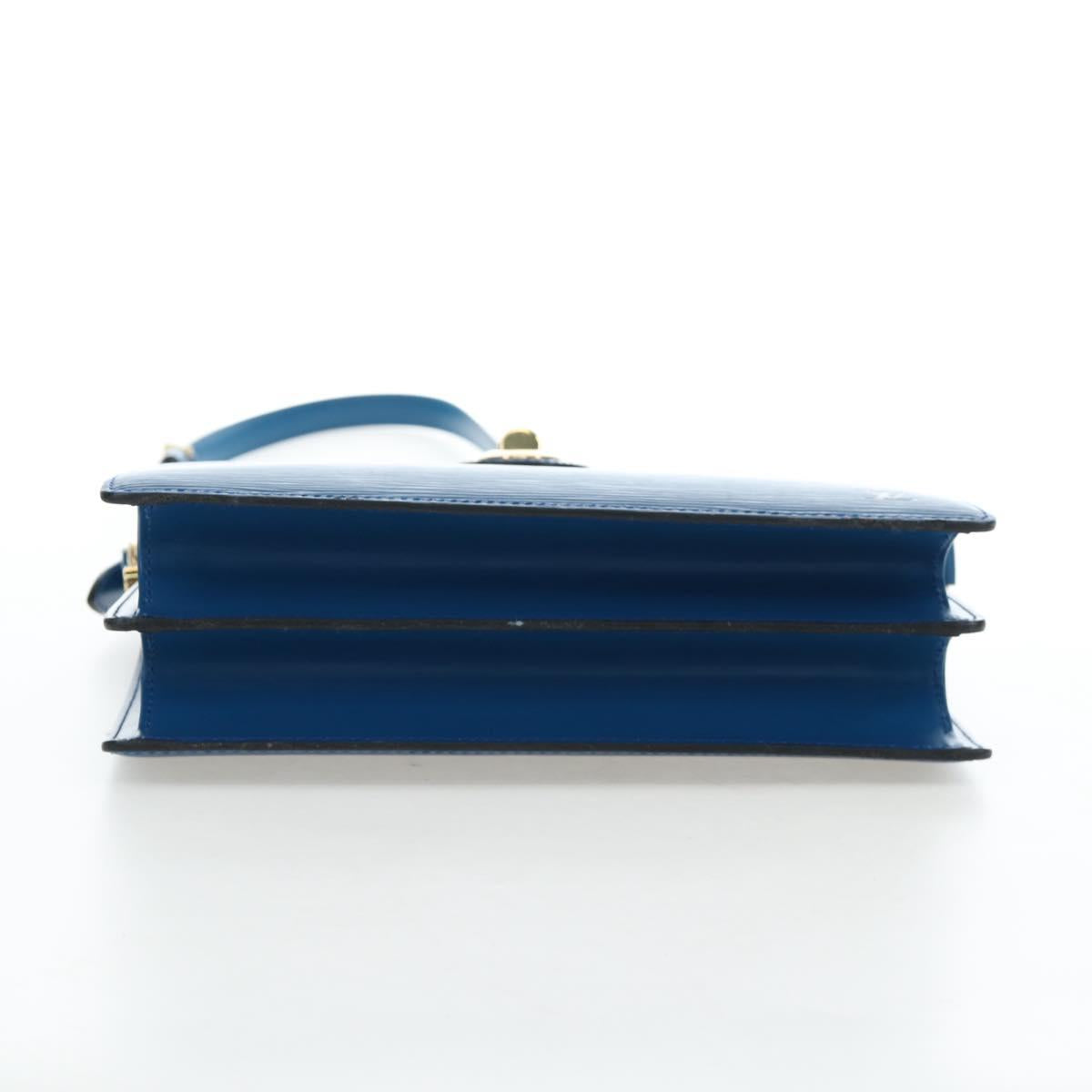 LOUIS VUITTON Epi Capuchin Shoulder Bag Blue M52345 LV Auth bs36136A