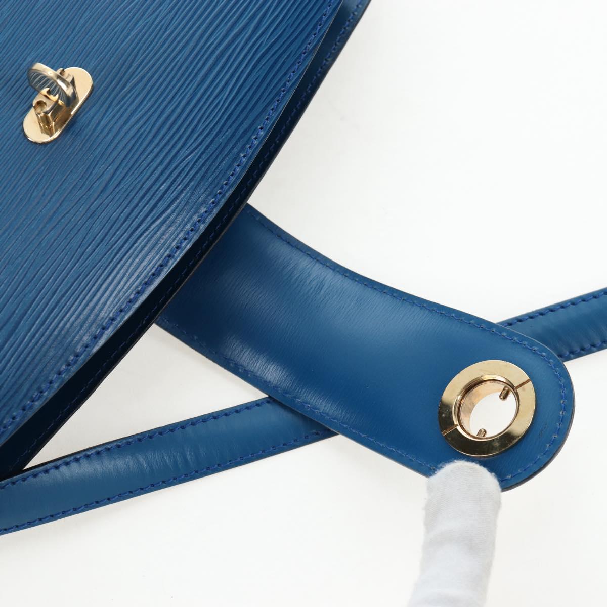 LOUIS VUITTON Epi Capuchin Shoulder Bag Blue M52345 LV Auth bs36136A