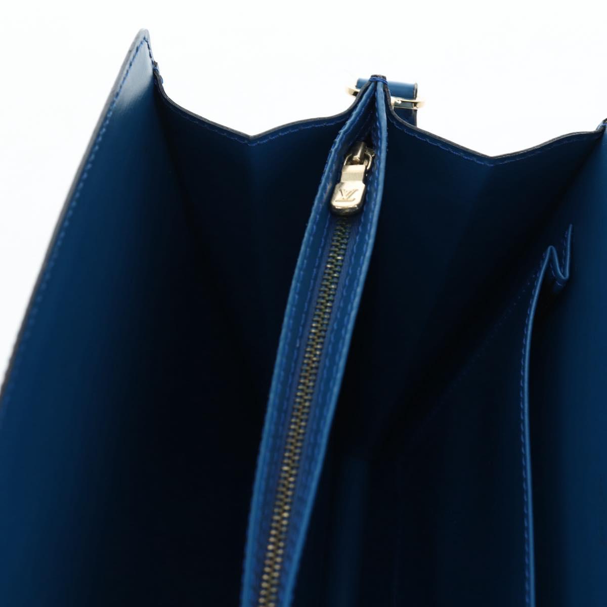 LOUIS VUITTON Epi Capuchin Shoulder Bag Blue M52345 LV Auth bs36136A