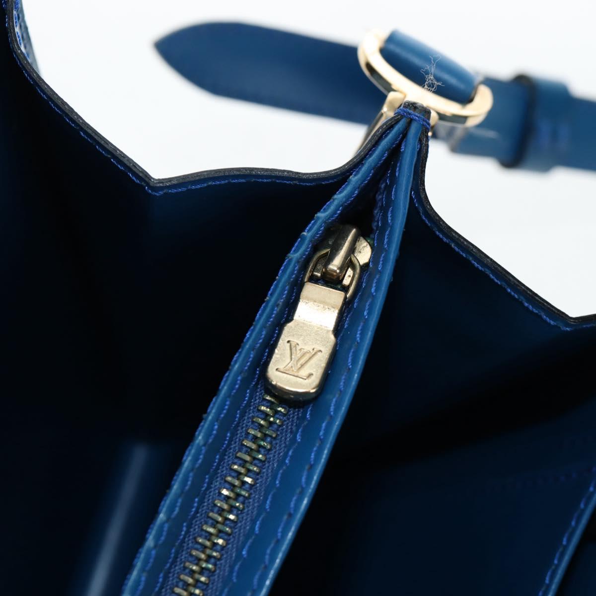 LOUIS VUITTON Epi Capuchin Shoulder Bag Blue M52345 LV Auth bs36136A