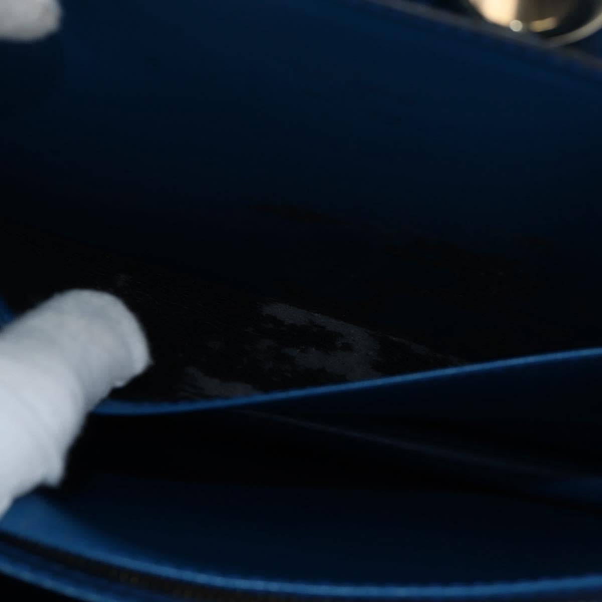 LOUIS VUITTON Epi Capuchin Shoulder Bag Blue M52345 LV Auth bs36136A