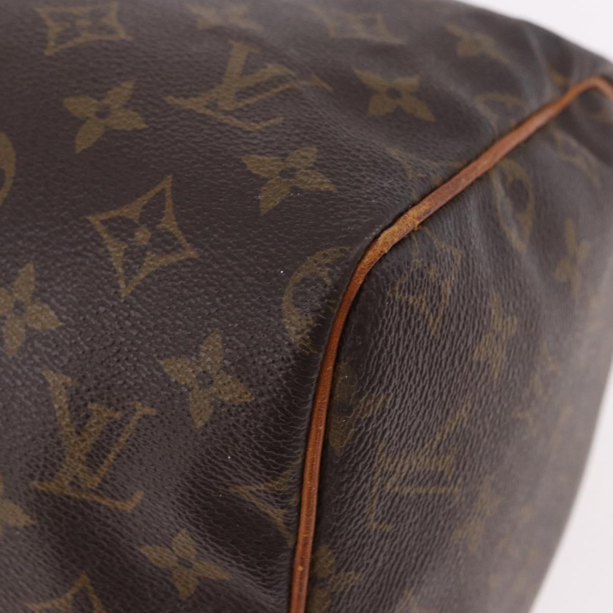 LOUIS VUITTON Monogram Speedy 30 Hand Bag M41526 LV Auth bs36139