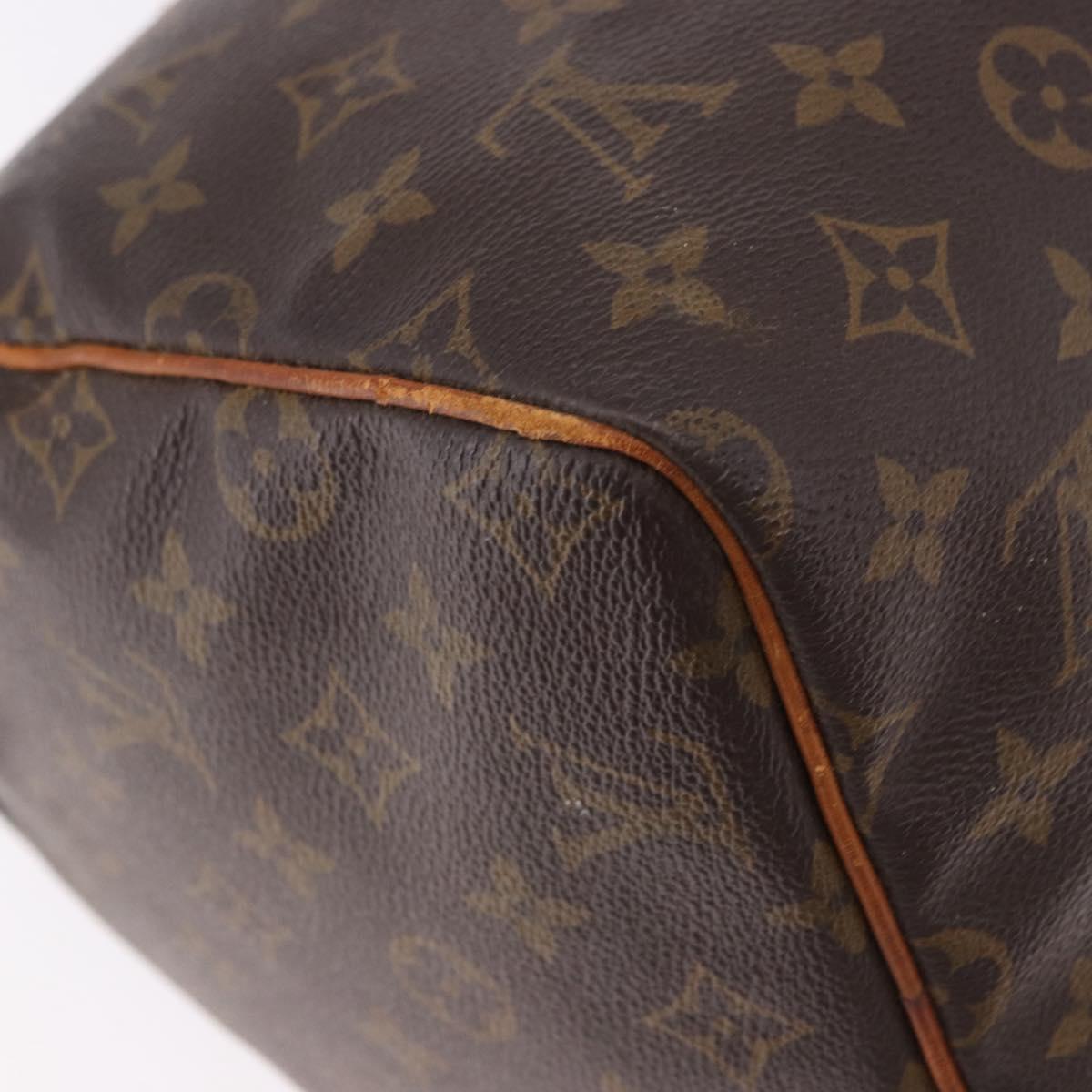 LOUIS VUITTON Monogram Speedy 30 Hand Bag M41526 LV Auth bs36139