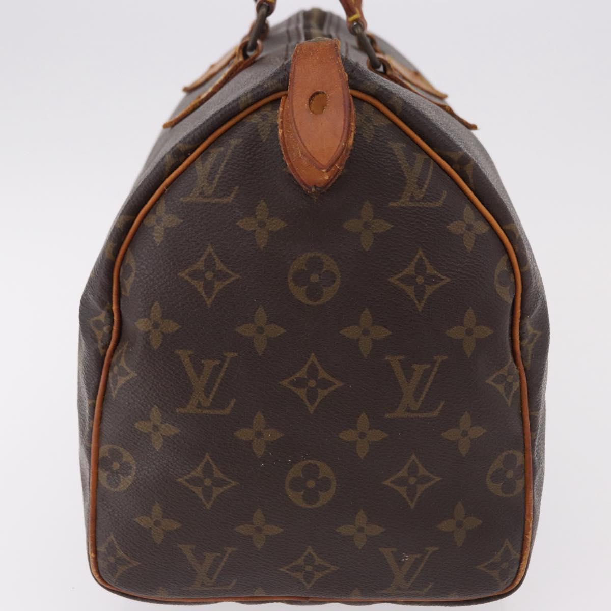 LOUIS VUITTON Monogram Speedy 30 Hand Bag M41526 LV Auth bs36139