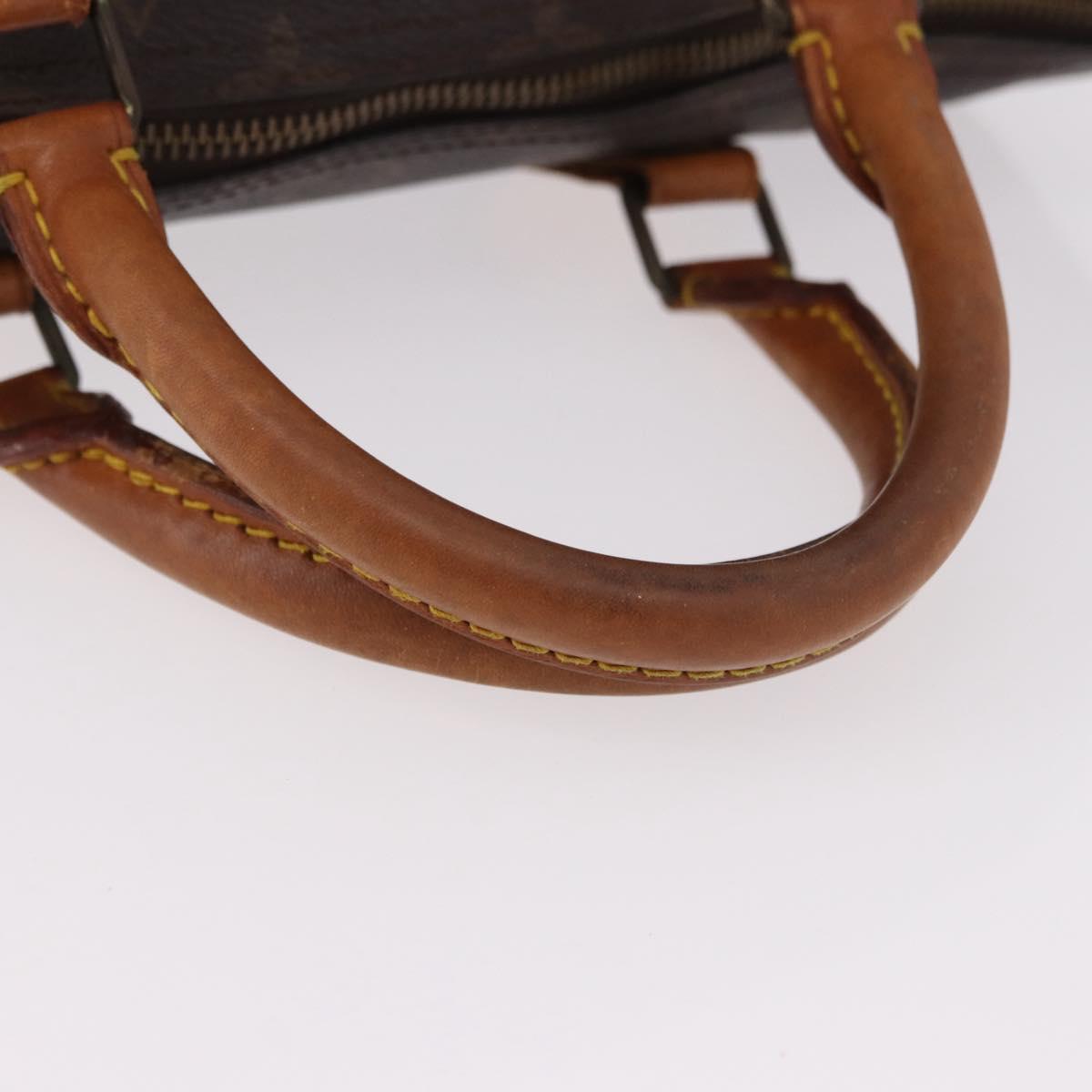 LOUIS VUITTON Monogram Speedy 30 Hand Bag M41526 LV Auth bs36139