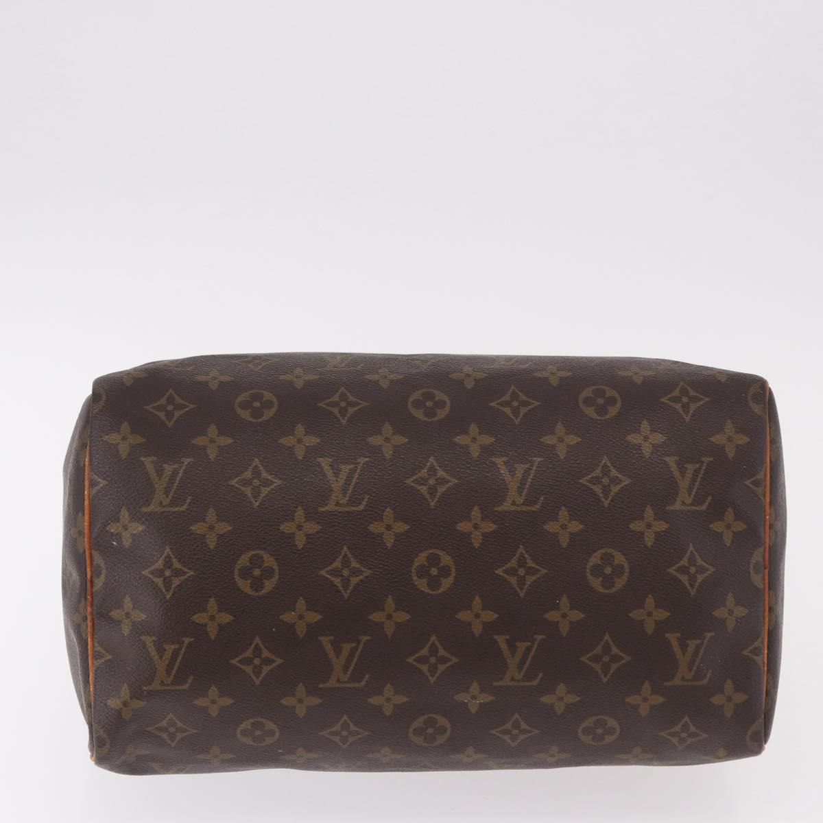 LOUIS VUITTON Monogram Speedy 30 Hand Bag M41526 LV Auth bs36139