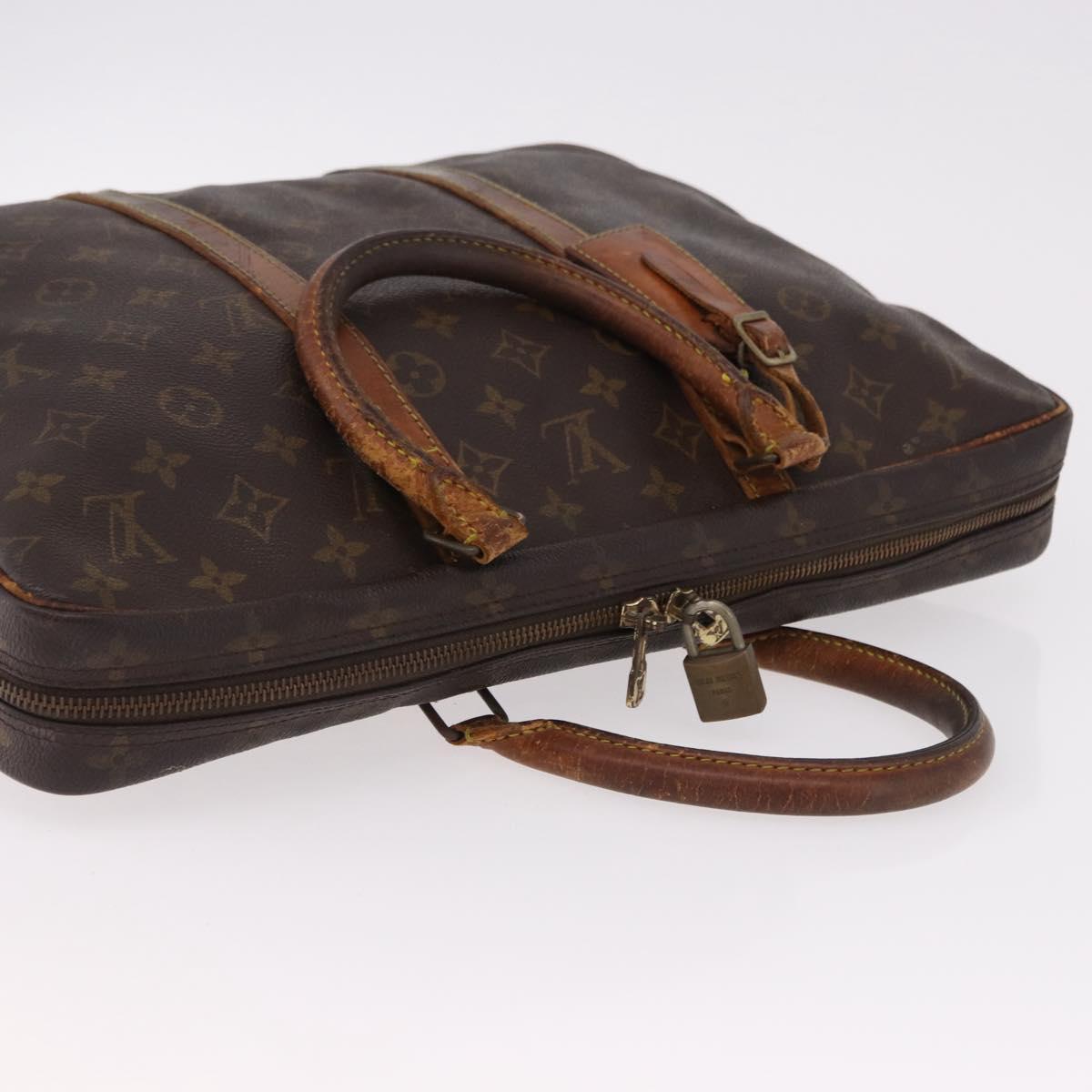 LOUIS VUITTON Monogram Porte Documents Voyage Bag M53361 LV Auth bs36140