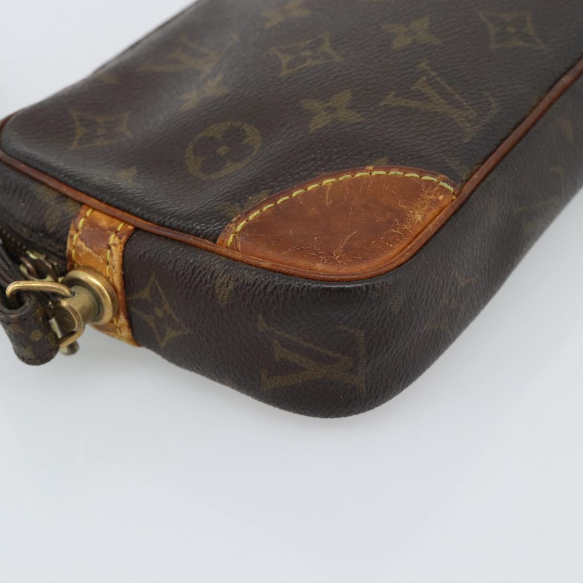 LOUIS VUITTON Monogram Marly Dragonne PM Clutch Bag M51827 LV Auth bs36142