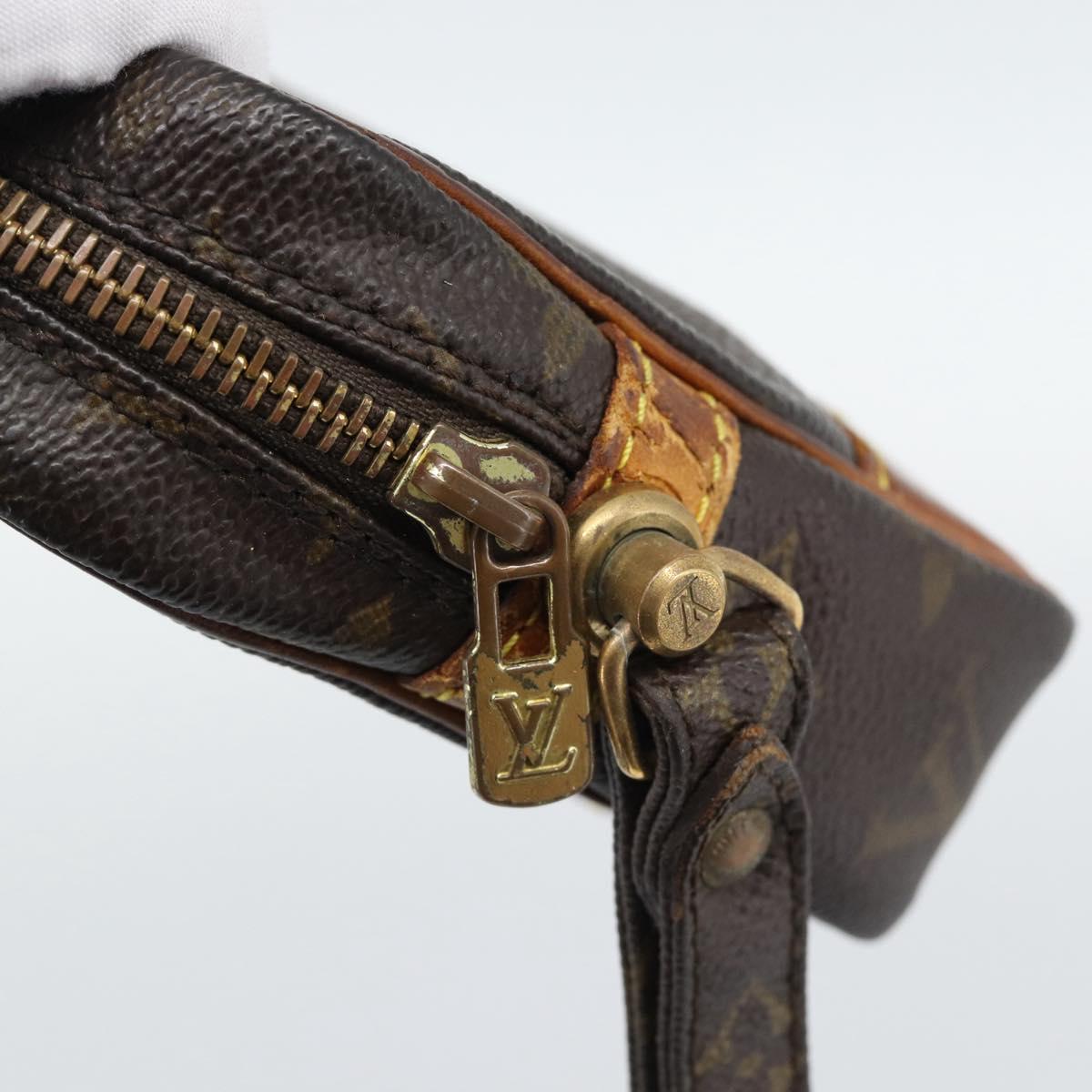 LOUIS VUITTON Monogram Marly Dragonne PM Clutch Bag M51827 LV Auth bs36142